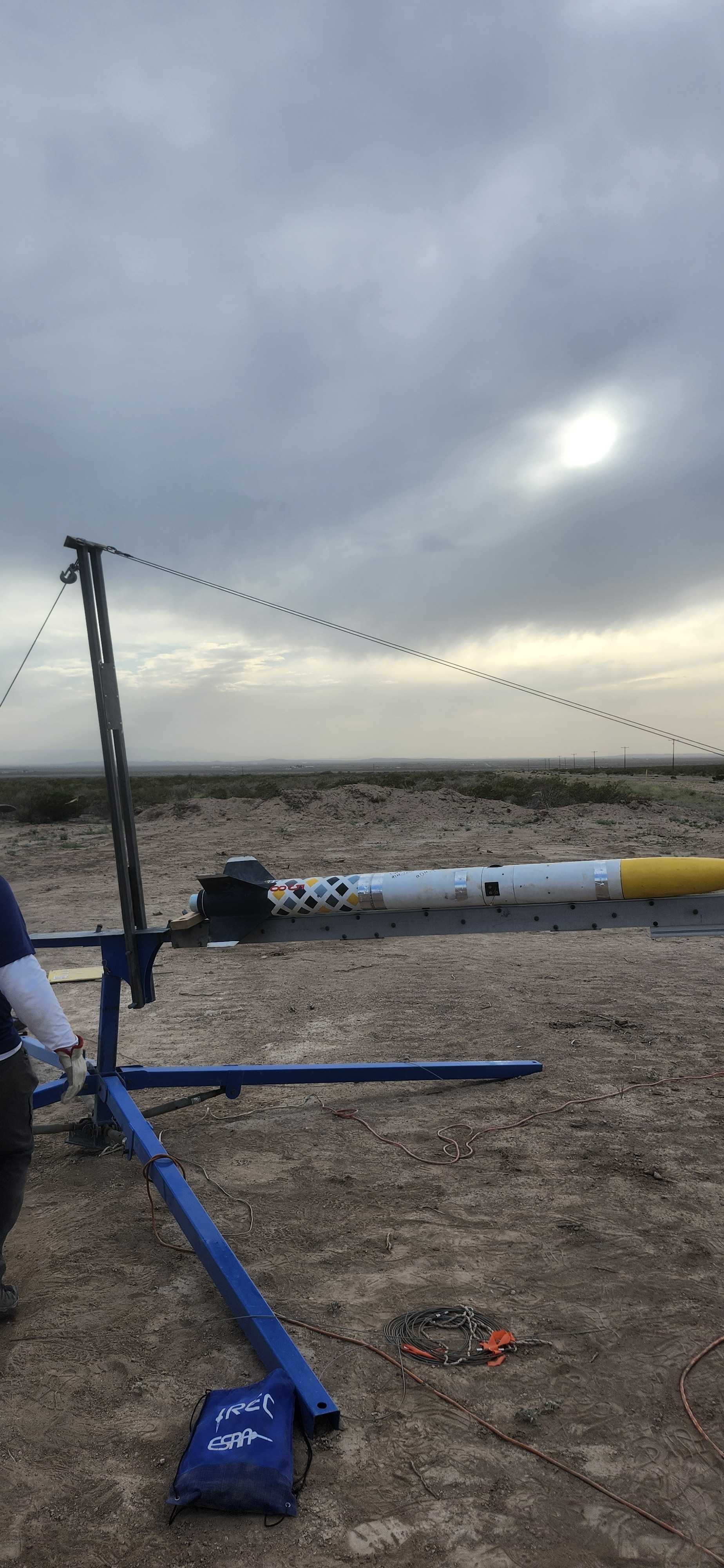 ELARA team working on spacecraft hardware
