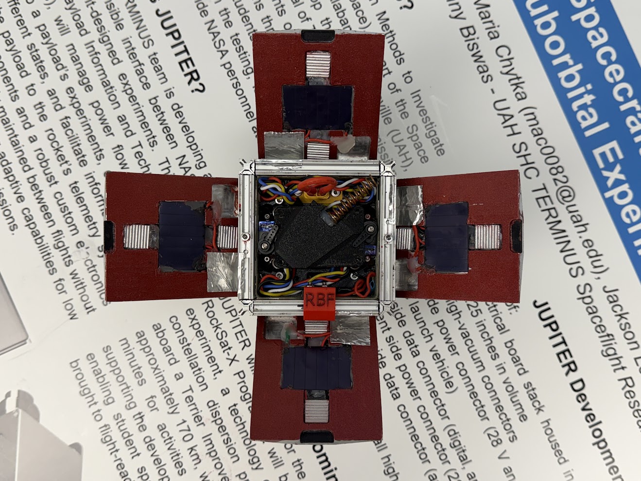 AMALTHEA ejectable system top view
